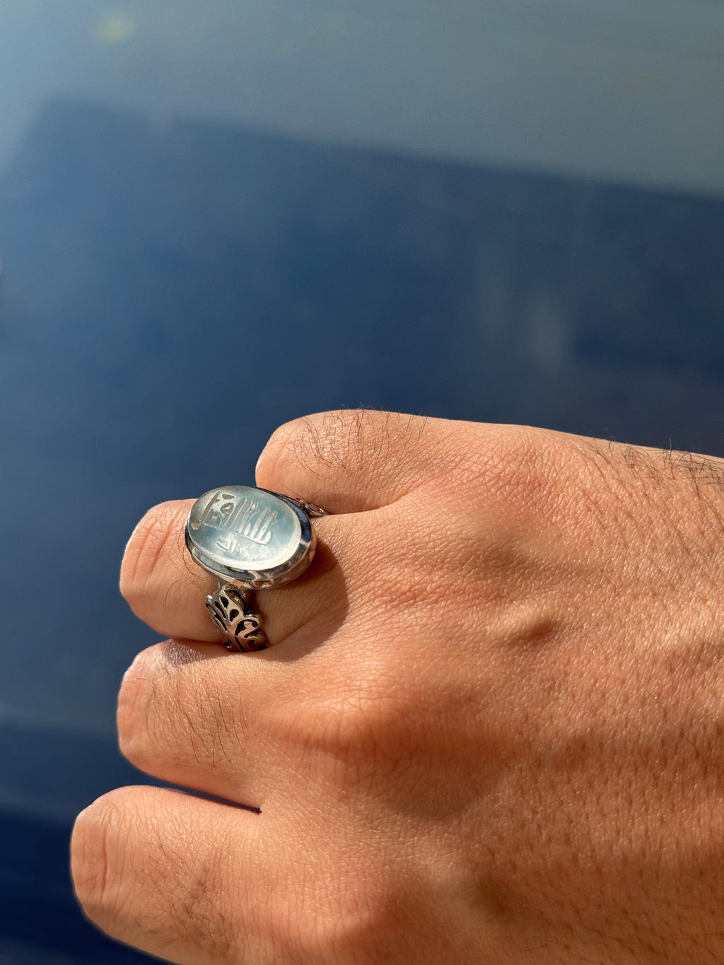 New design Dur & Firouzeh ring - Behesht Rings