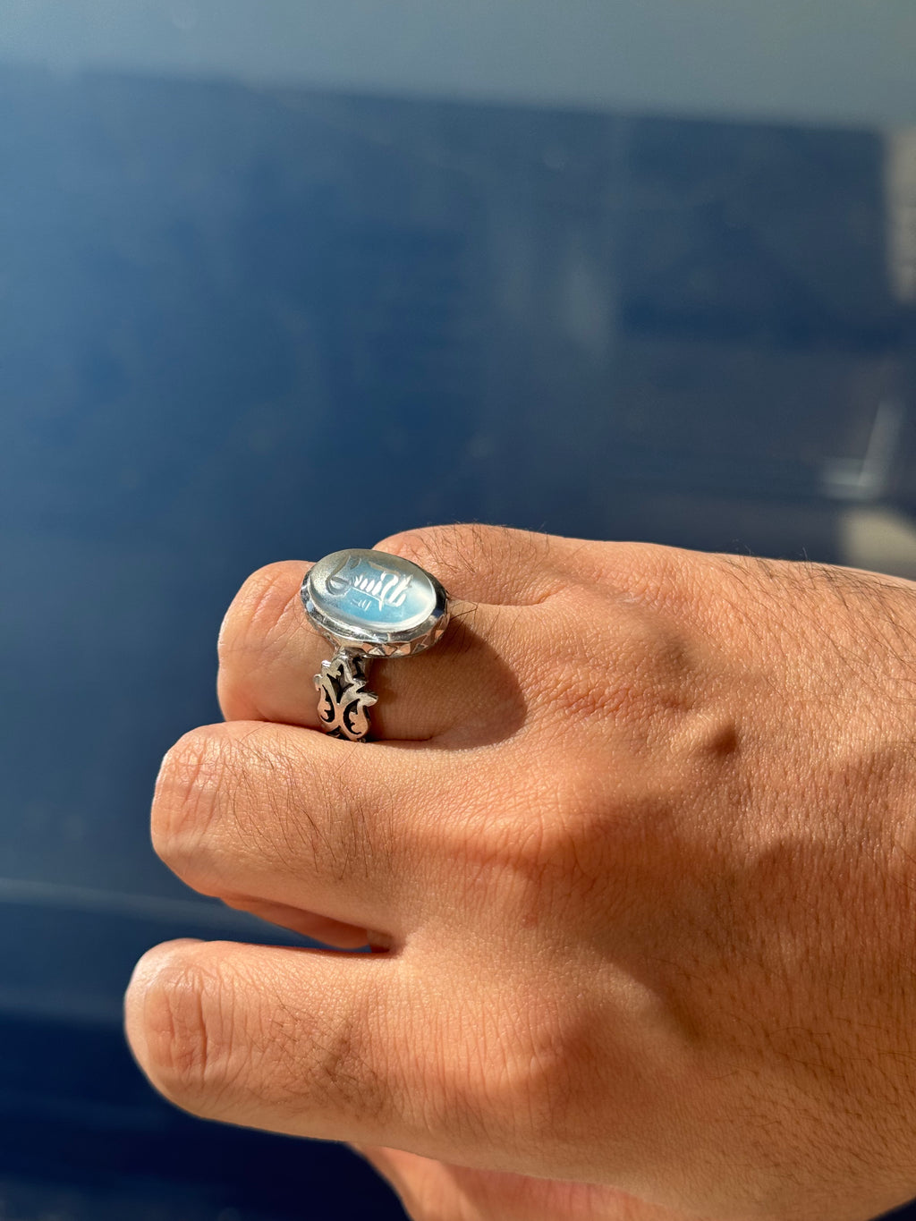 New design Dur & Firouzeh ring - Behesht Rings
