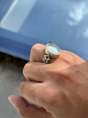 Dur & Firouzeh design ring - Behesht Rings