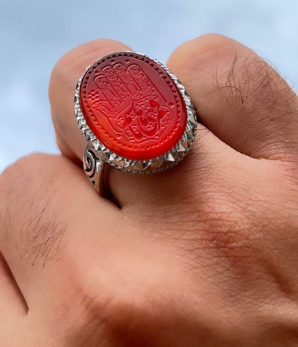 Kaf al Abbas custom Agheegh order - Behesht Rings