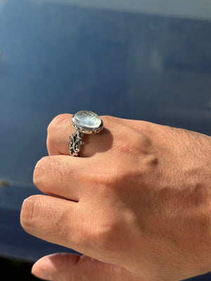 New design Dur & Firouzeh ring - Behesht Rings