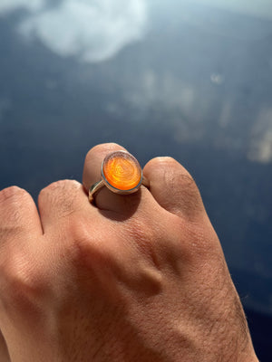 Rare yemeni agheegh ring - Behesht Rings