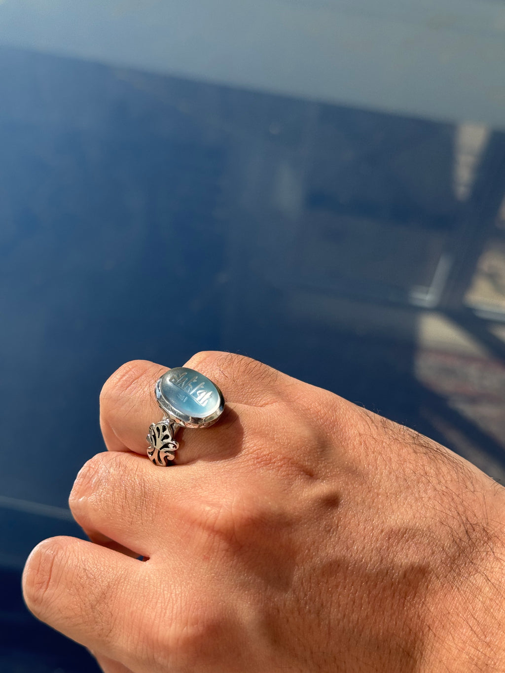 New design Dur & Firouzeh ring - Behesht Rings
