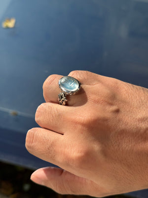 New design Dur & Firouzeh ring - Behesht Rings