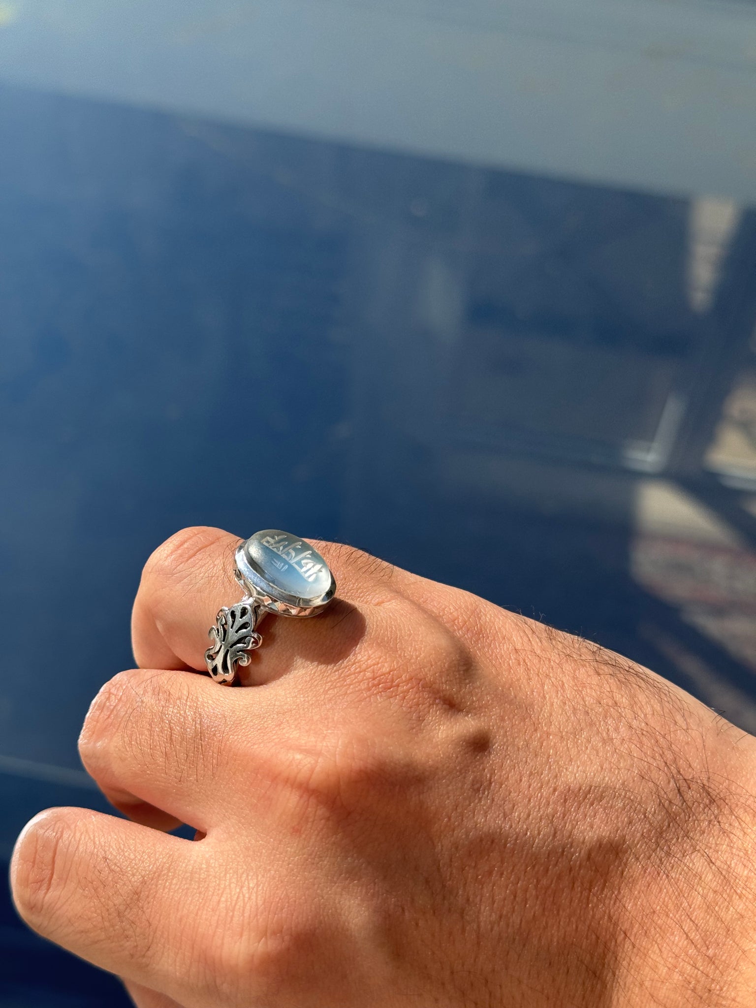 New design Dur & Firouzeh ring - Behesht Rings