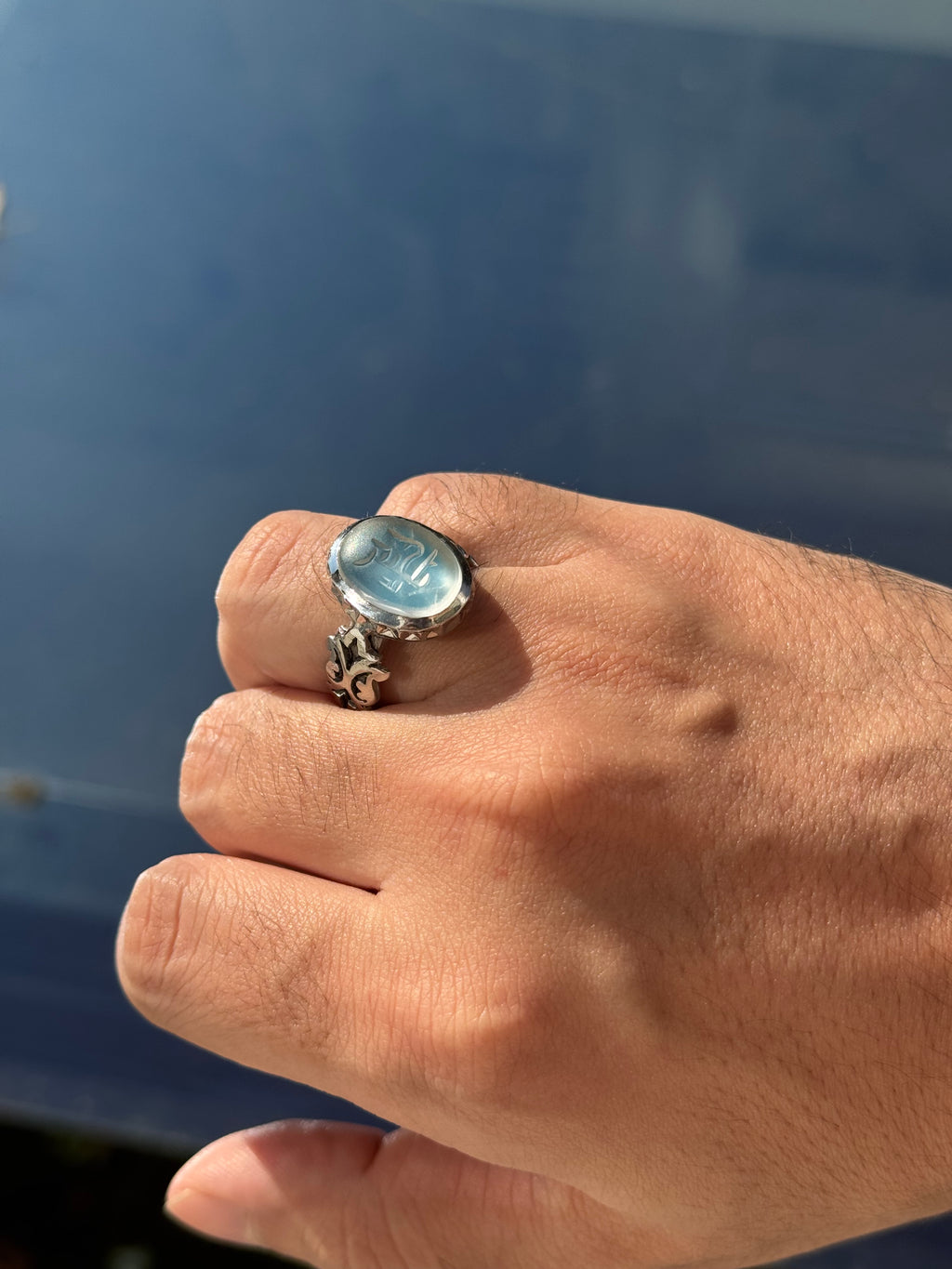 New design Dur & Firouzeh ring - Behesht Rings