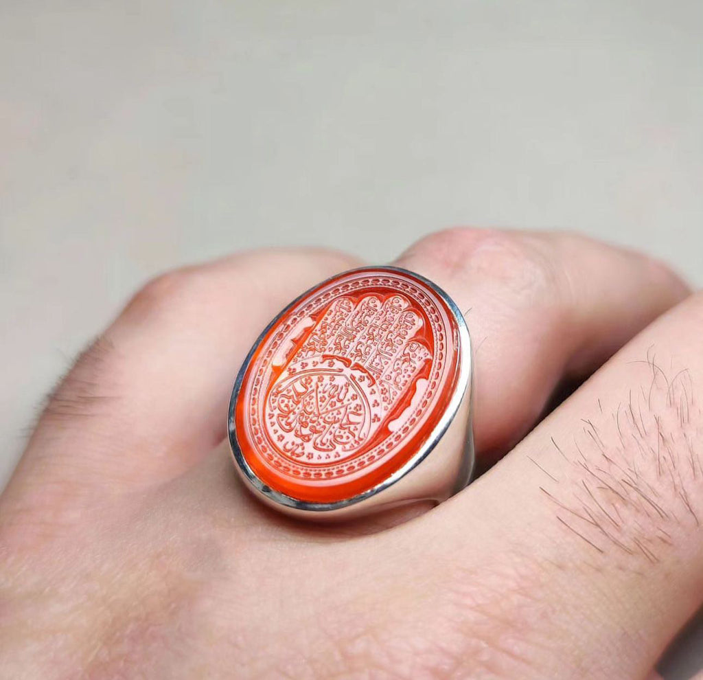 Red agheegh Kaf al Abbas - Behesht Rings