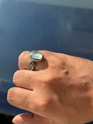 New design Dur & Firouzeh ring - Behesht Rings