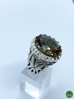 Branded Alexandrite Ring - Behesht Rings