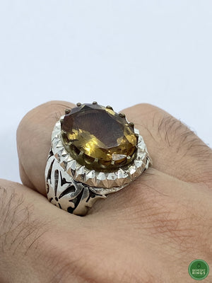 Branded Alexandrite Ring - Behesht Rings