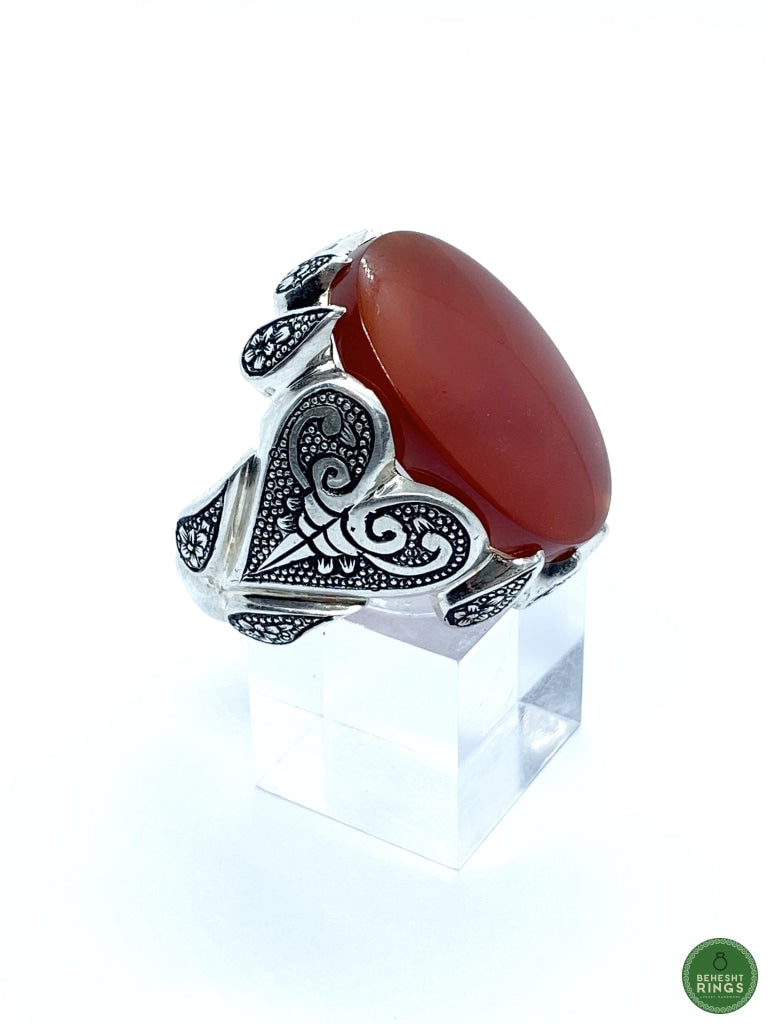 Branded Yemeni Agheegh Ring - Behesht Rings