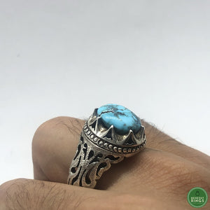 Firouzeh Shajar (torquoise) ring - Behesht Rings
