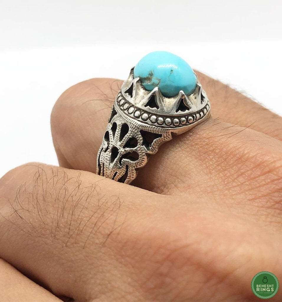 Firouzeh(torquoise) Ring - Behesht Rings