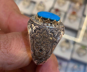 Mahak Blue Firouzeh Neyshabour - Behesht Rings