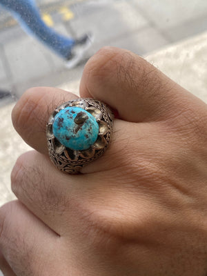 Neyshabour Shajar Firouzeh Ring - Behesht Rings