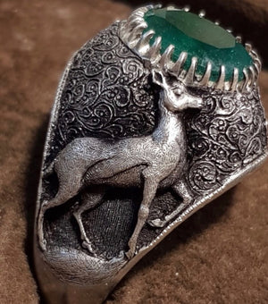 Original emerald ring - Behesht Rings