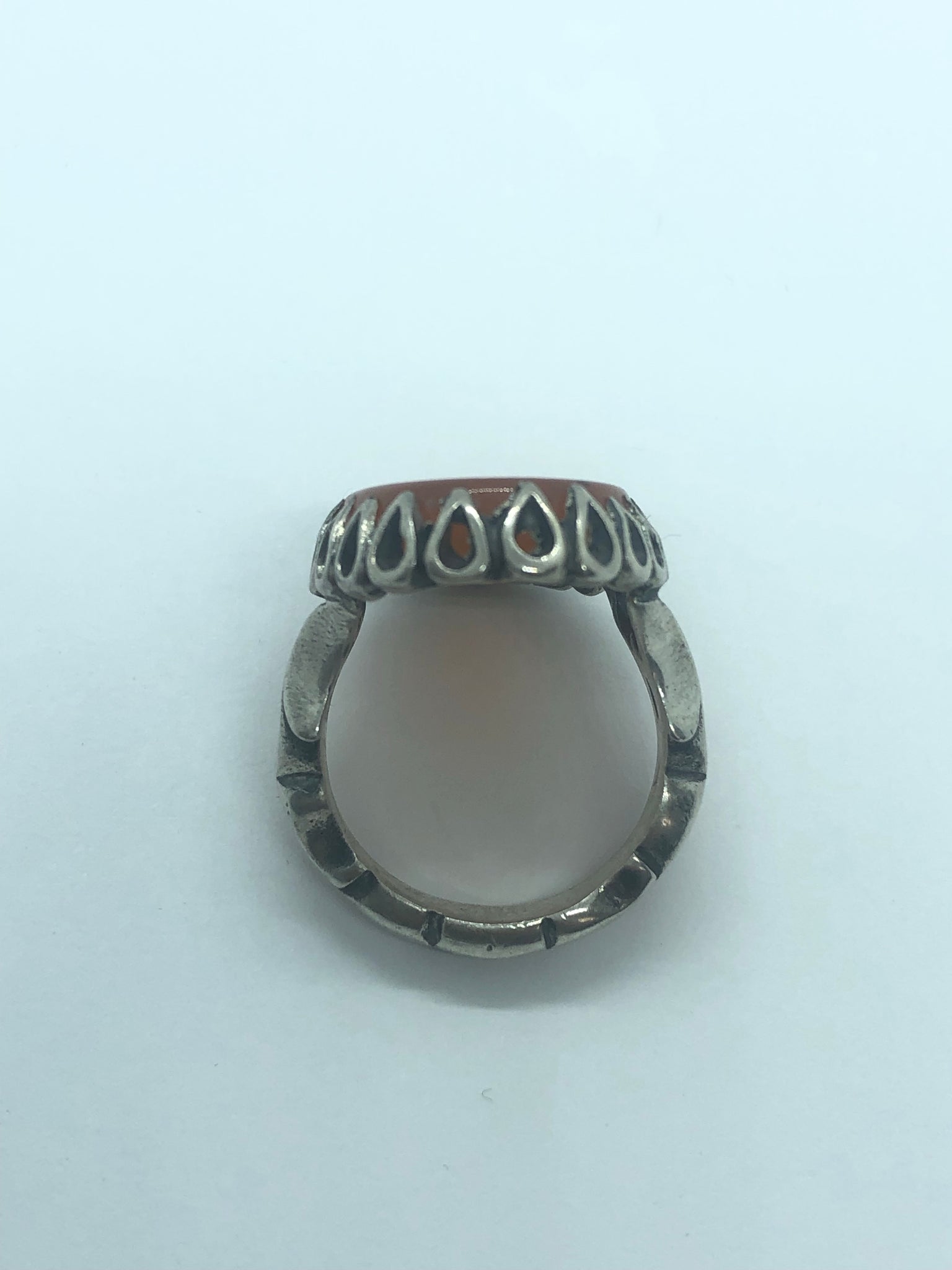 Agheegh w/ religious calligraphy . - Behesht Rings