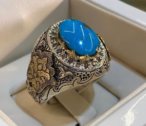 Mahak Blue Firouzeh Neyshabour - Behesht Rings