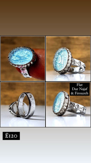 Dur najaf and firouzeh new edition - Behesht Rings