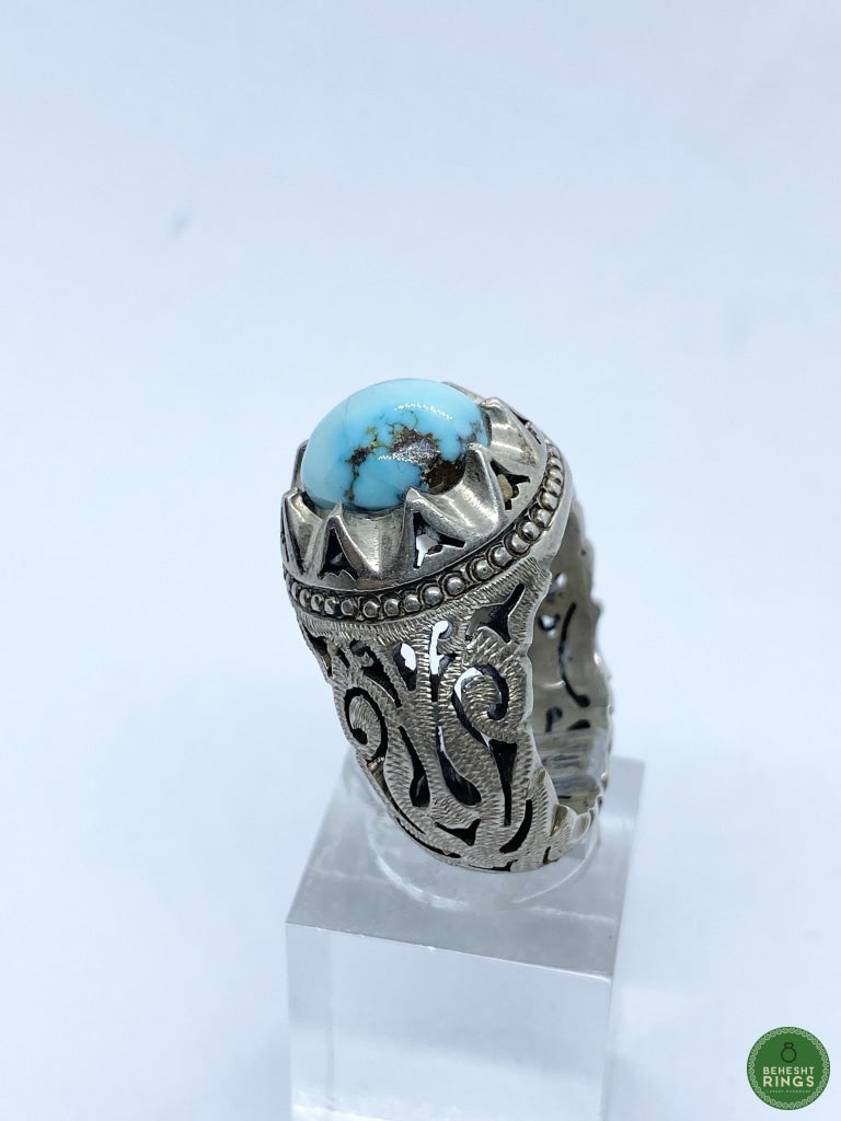 Turquoise of Neyshabour (firouzeh) - Behesht Rings