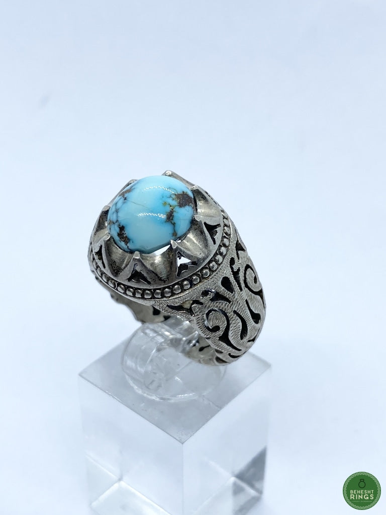 Turquoise of Neyshabour (firouzeh) - Behesht Rings