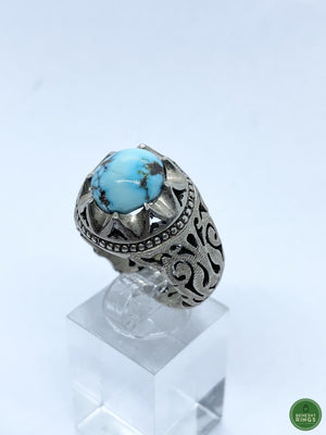 Turquoise of Neyshabour (firouzeh) - Behesht Rings