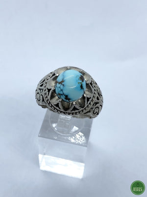 Turquoise of Neyshabour (firouzeh) - Behesht Rings