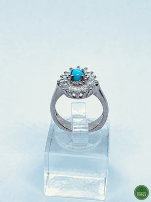 WOMENS Floral Firouzeh Ring - Behesht Rings