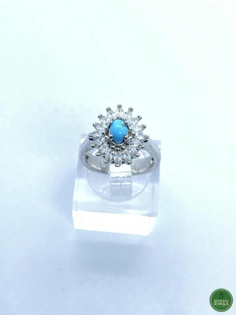 WOMENS Floral Firouzeh Ring - Behesht Rings