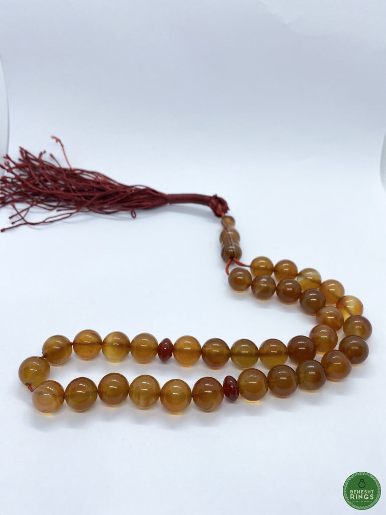 Yemen Agate Tasbeeh - Behesht Rings