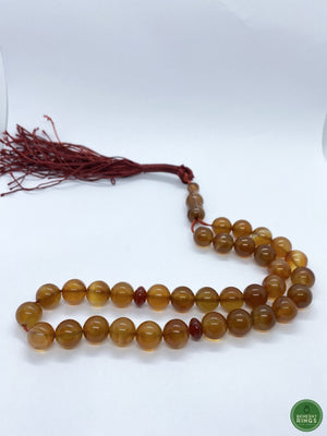 Yemen Agate Tasbeeh - Behesht Rings