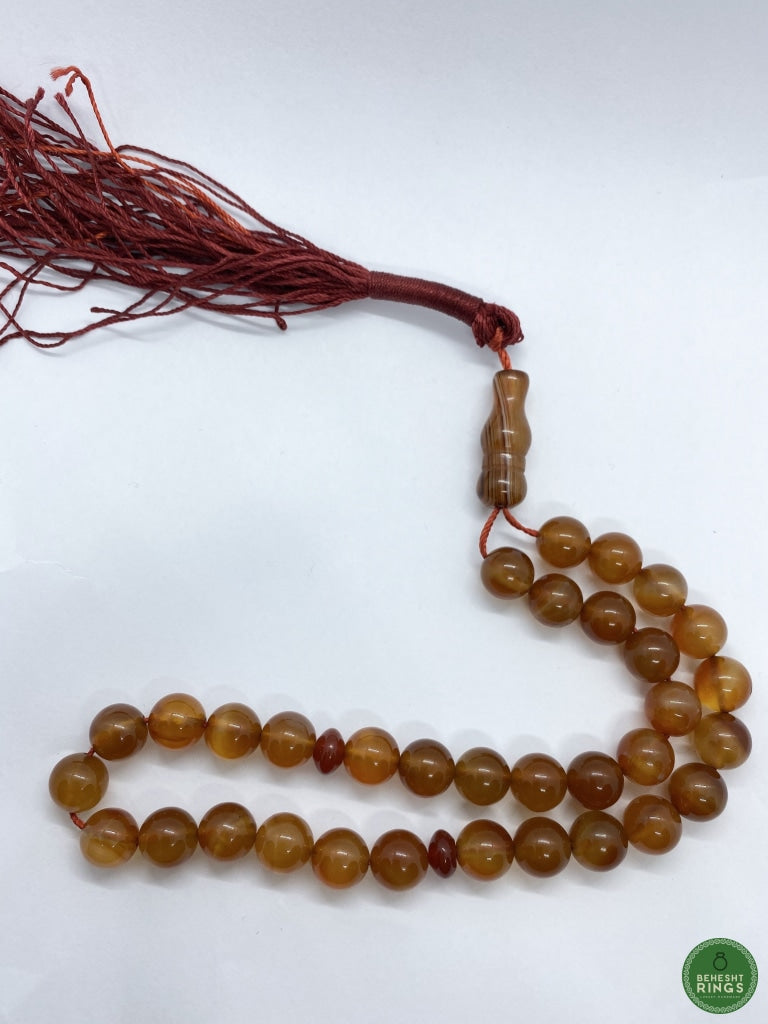 Yemen Agate Tasbeeh - Behesht Rings